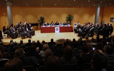 L'acte del Col·legi d'Advocats es va realitzar a l'Auditori Municipal Enric Granados.
