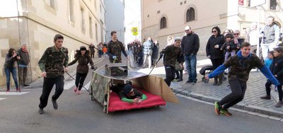 La representació militar tampoc podia faltar a la cita d'enguany de la cursa.