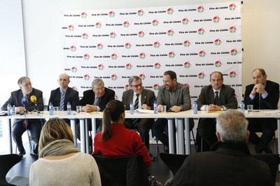 L'alcalde Ros ha presidit la presentació del STM, que aplegarà una setantena d'expositors i diverses activitats paral·leles.