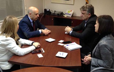 Ambdues institucions han acordat enfortir la col·laboració amb projectes de formació a través de l'IMO.