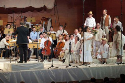 Erilka Escribá, la soprano durant l'actuació a l'Auditori.