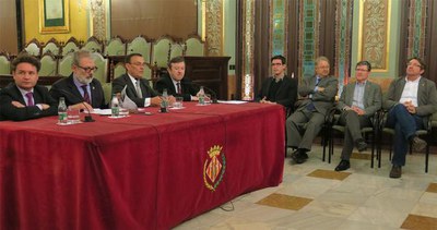 Ignacio Carballo, el president de Huelva, va convidar els lleidatans a visitar la seva terra.