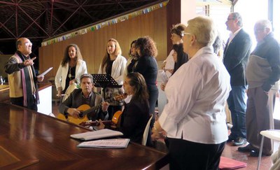 El cor Romero y Jara, de la Casa de Andalucía, ha acompanyat la celebració eucarística.