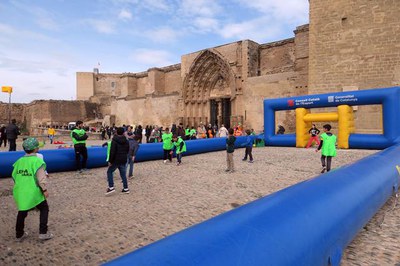 Els tallers es van instal·lar per tot el recinte del conjunt monumental.