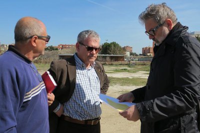 La trobada forma part de la ronda de visites als diferents barris que realitza habitualment el regidor.