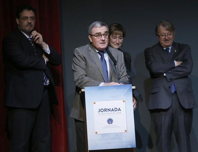 L'alcalde, Àngel Ros, ha donat la benvinguda als participants en el congrés lleidatà de l'advocacia.