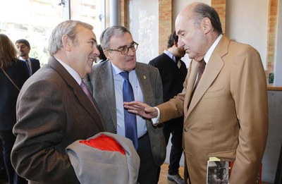 Miquel Roca ha estat la gran estrella de la jornada dels advocats de Lleida.