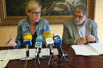 Montse Mínguez ha explicat el nou Pla personalitzat de pagament de tributs municipals.