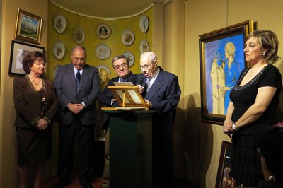 Francesc Escolà, el fundador de la Galeria Terraferma, va explicar el seu aterratge al món de l'art.