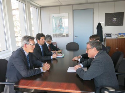 En la trobada amb Olivier Onidi a Brussel·les, el paer en cap li ha expressat la importància que Lleida formi part del corredor..