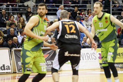 Disputat partit al pavelló Barris Nord de Lleida entre l'Actel Força Lleida i el Planasa Navarra..