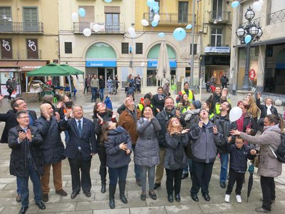 L'acte pretén conscienciar la ciutadania sobre la integració de les persones amb discapacitat intel·lectual.