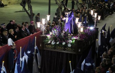 la processó penitencial d'aquest diumenge està formada per una dotzena de passos i grups escultòrics.