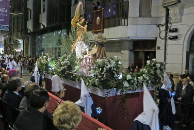 Processó penitencial en honor Verge dels Dolors a Lleida.