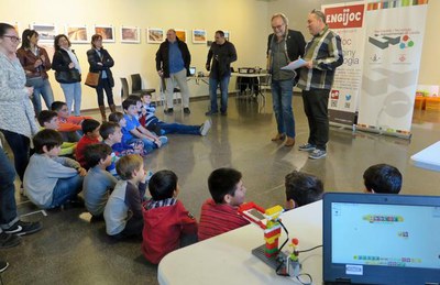 Cloenda del casal Gimcana Robòtica al Parc Científic.