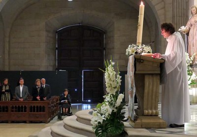 L'alcaldessa accidental, Montse Parra, ha assistit a la celebració eucarística així com altres regidors de la corporació.