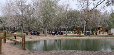 La Mitjana és un altre dels indrets preferits per menjar a l'aire lliure el Dilluns de Pasqua.