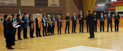 La Coral Shalom ha posat el toc musical a l'acte.