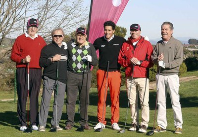 L'alcalde Ros ha participat jugant els dos primers clots del torneig.