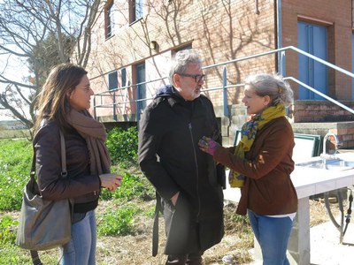 La visita s'emmarca dins la ronda de trobades amb els representants de les diverses partides de l'Horta de Lleida.