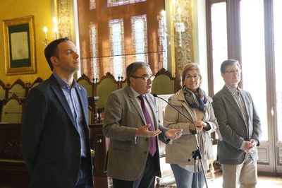 El paer en cap ha refermat el compromís de la Paeria amb el món de l’educació.