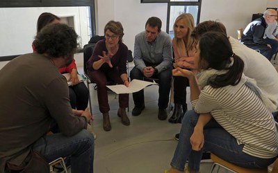 Sessió de treball de la Plataforma Participativa Nits Q Lleida.