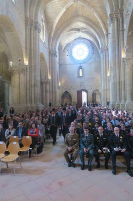 L'acte ha tingut lloc a la nau central de la Seu Vella.