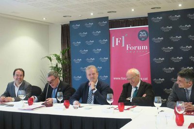 El conegut periodista Campo-Vidal ha protagonitzat avui l'activitat organitzada pel Fòrum Empresa de Lleida ..