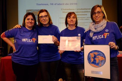 El premi es va lliurar ahir a l'Auditori de Tortosa.