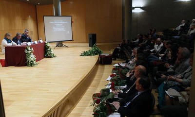 Celebració de Sant Jordi del Consell Escolar Municipal a l'Auditori Municipal Enric Granados.