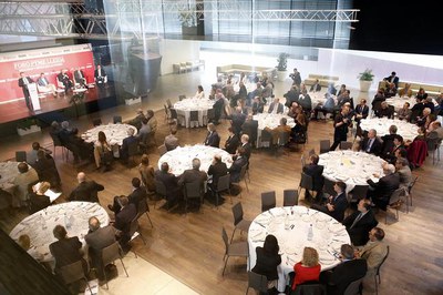 La trobada ha finalitzat amb un dinar, després del qual s'ha donat pas a un col·loqui.