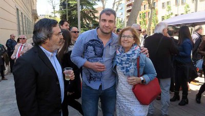 La tinent d'alcalde Montse Parra ha saludat els escriptors.
