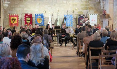 En finalitzar el pregó hi ha hagut un petit concert de la Ilerband.