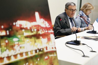 L'artista Àngel Jové és l'autor del cartell de la Festa Major de Lleida d'enguany.