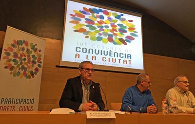El tinent d'alcalde Joan Gómez ha presentat les conclusions del 10è Congrés de Convivència a la Ciutat.