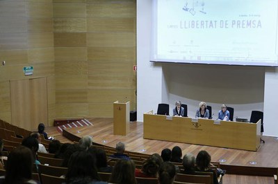 II Simposi sobre Llibertat de Premsa, al Centre de Cultures i Cooperació Transfronterera del Campus de Cappont.