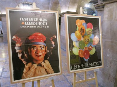 Dos de les imatges que es poden contemplar en la mostra, a cavall de les dècades dels 70 i 80..