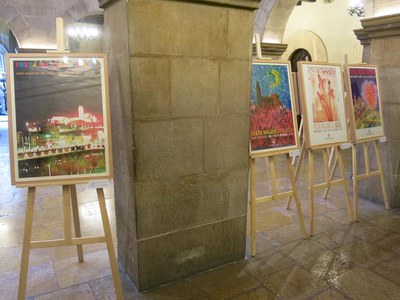 Els cartells de la Festa Major de Maig dels darrers anys..