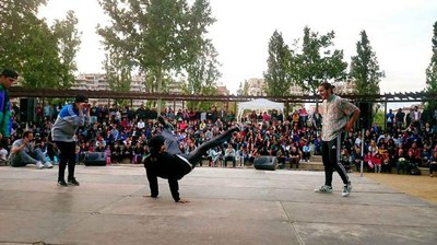 El Concurs de Dansa Urbana s'ha fet a l'amfiteatre dels Camps Elisis.