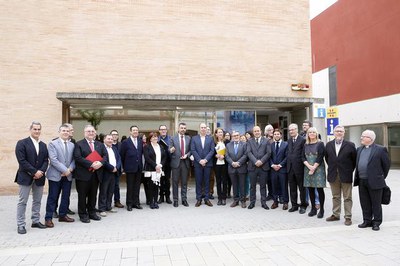 Els participants en la reunió constitutiva de la Xarxa de Museus..