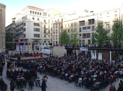 El Festival Folklòric, aquesta tarda a la plaça de Sant Joan..