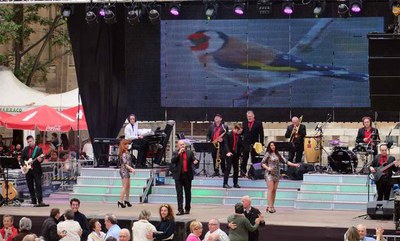 L'orquestra Nova Saturno ha estat encarregat de posar ritme i música.