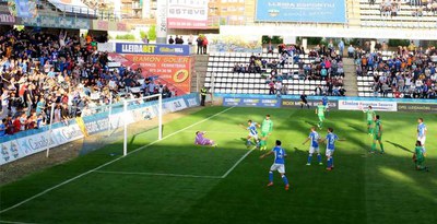 El gol de Colinas ha fet pujar el 2-0 definitiu al marcador.