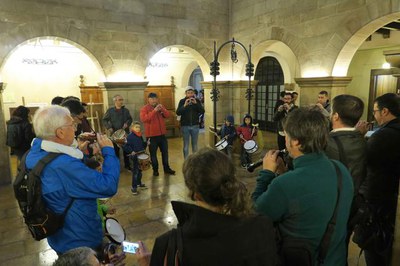Les matinades dels grallers desperten la ciutat anunciant la festa gran de Lleida.
