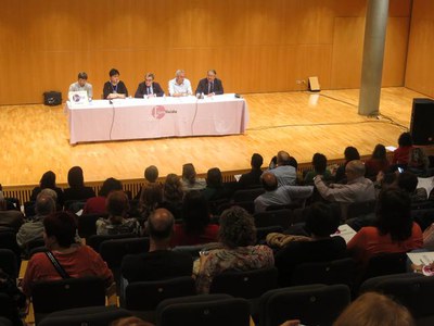 Unes 200 persones han assistit a la jornada, que s'ha celebrat a l'Auditori Municipal Enric Granados.