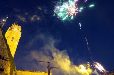 Un espectacle pirotècnic ha posat fi a la festa.