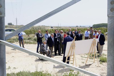 Inauguració d’una nova xarxa de distribució d’energia elèctrica, d'Electra Redenergia, entre Torrefarrera i Alpicat.