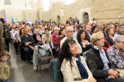 La Canonja s'ha omplert per escoltar el Duo Àstrid.