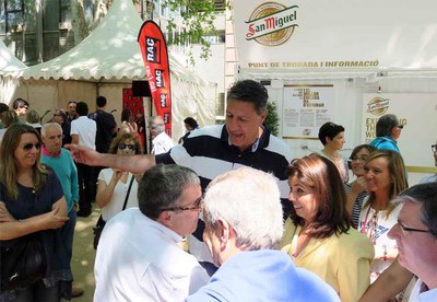 Garcia Albiol va ser un altre dels polítics que van passar ahir per l'Aplec.