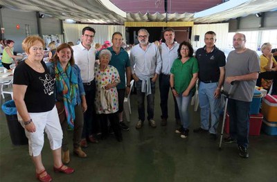 El dinar i la trobada de cassoles s'ha fet al local veïnal de la partida.